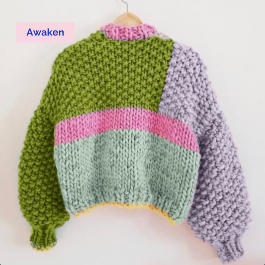 WHOLESALE Colour block Cardigan Multiple Colours.