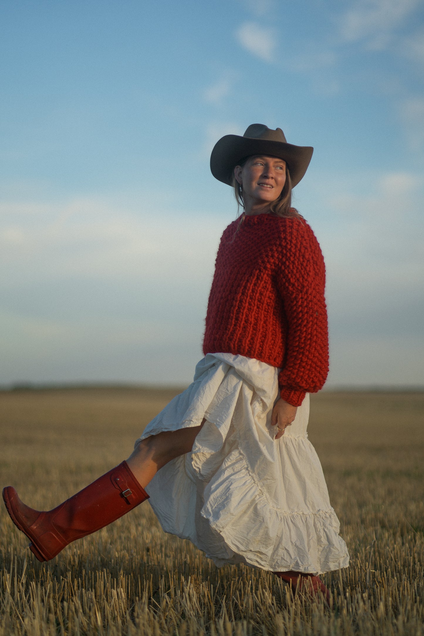 Everyday Sweater in Red