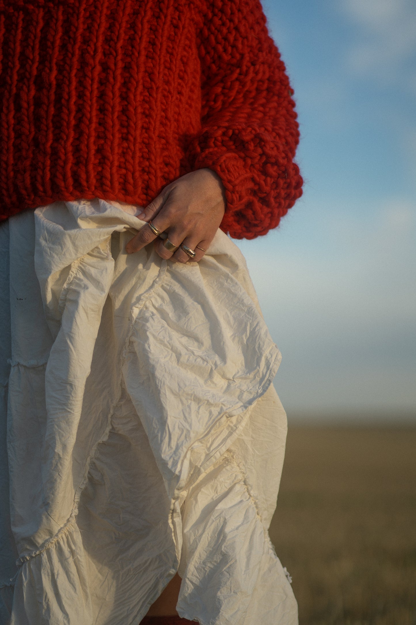 Everyday Sweater in Red