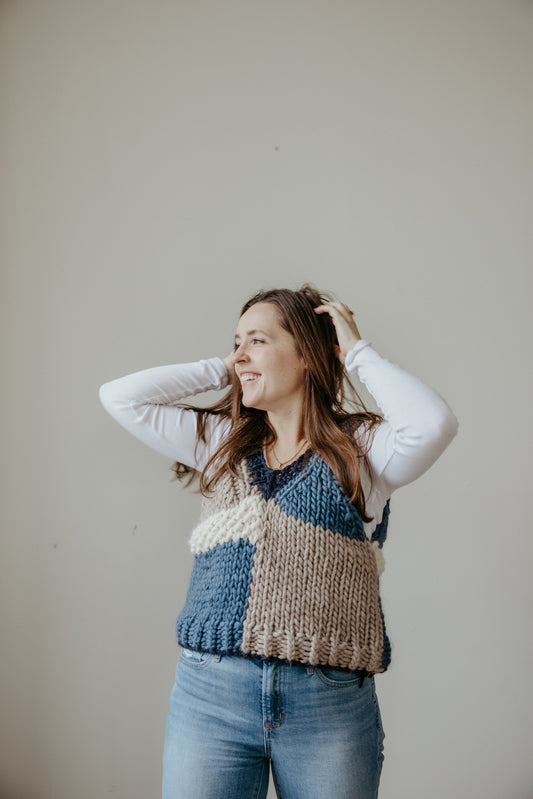 Color block Vest (Choose your own Colors!)